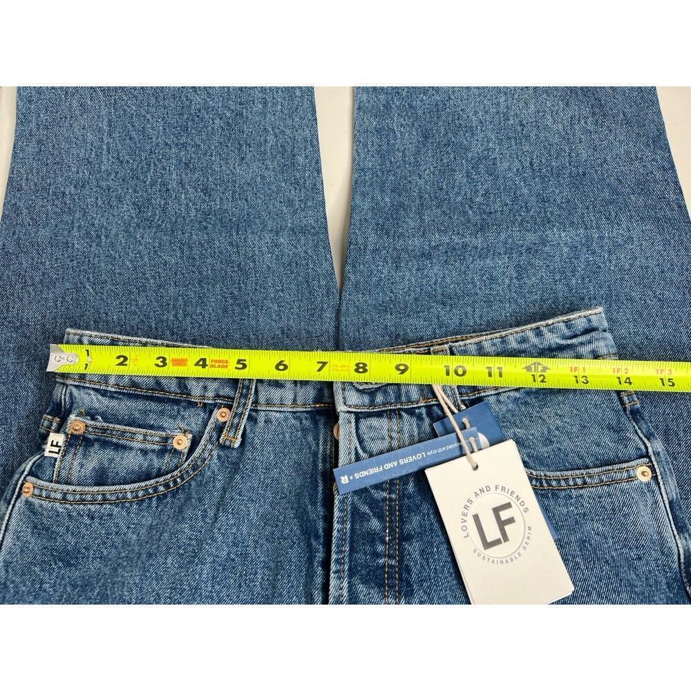 NWT Lovers and Friends Ryan High Rise Straight Jeans in San Sebastian Size 27 - Picture 11 of 12
